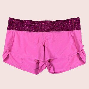 Lululemon Speed Up Short Raspberry Pink Fuchsia Size 8 - Running / Runner
